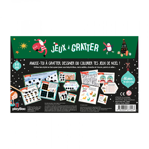 Pochette de Jeux à gratter Joyeux Noël