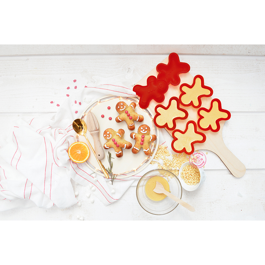 Moule 3D choco bonhomme pain d'épices - ScrapCooking®