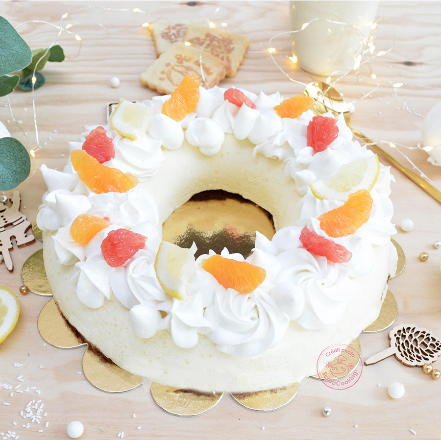 Moule Bûche Couronne de Noël Kit 7 pcs - Scrapmalin