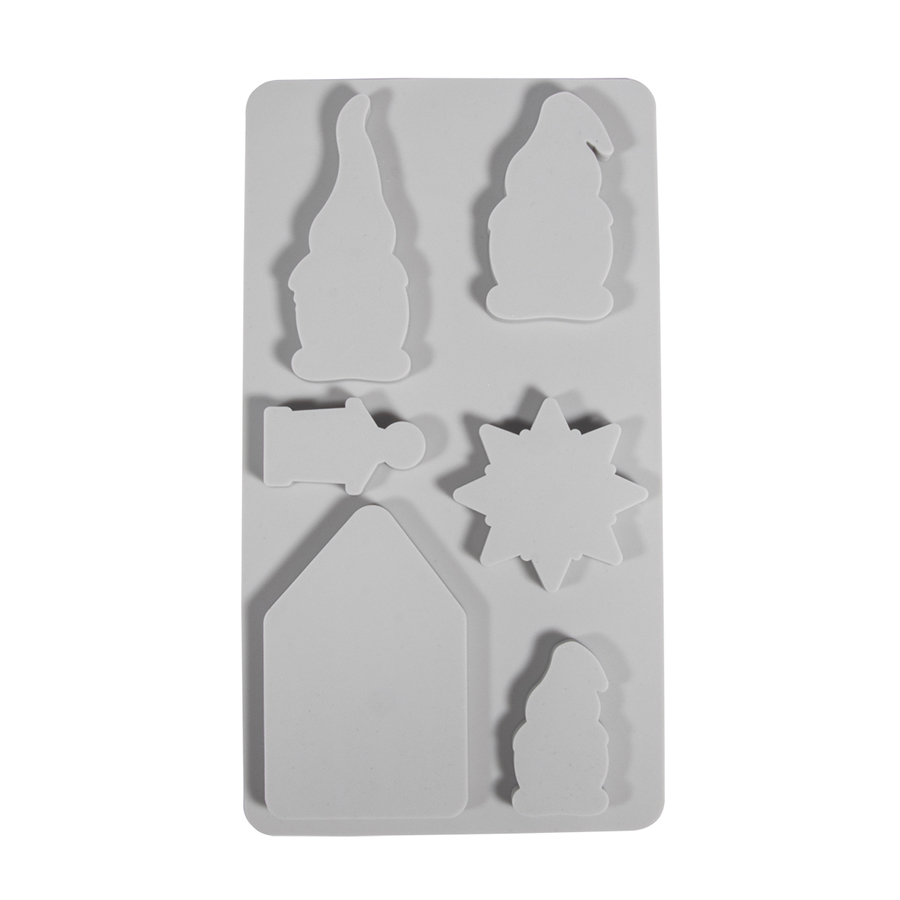 Moule En Silicone Pour Photophore Motif Maisons - Dimensions ø8cm X H11,2cm - Pour Béton Créatif, Cire, Résine - Réutilisable Et Résistant à La Chaleur - 4