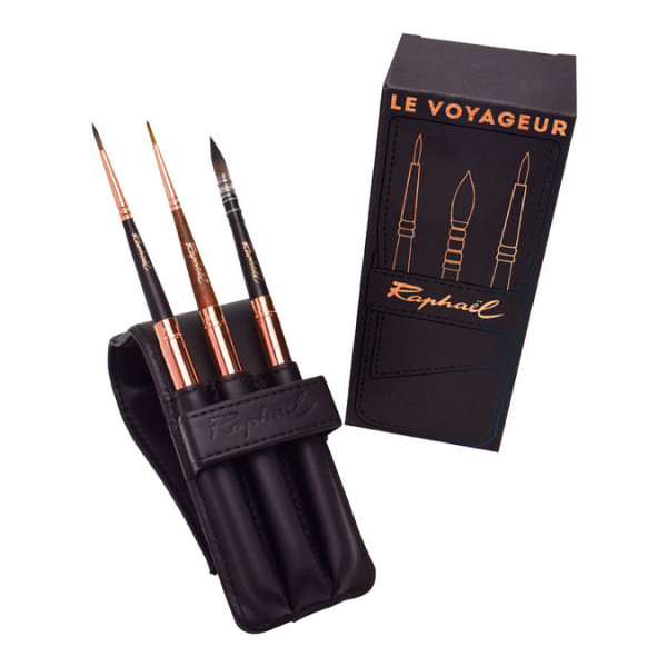 Pinceau Voyageur Étui de 3 pcs