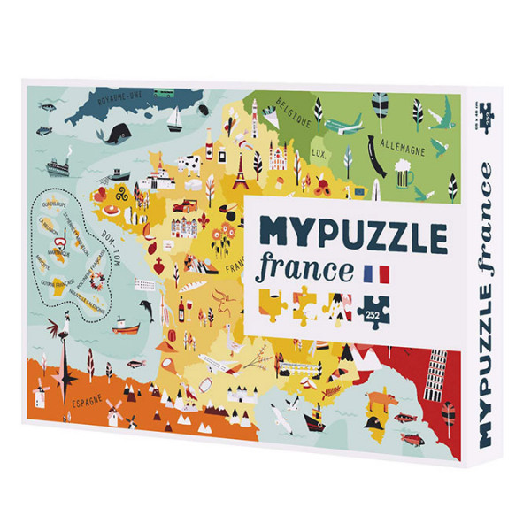 Puzzle MyPuzzle 252 pièces France