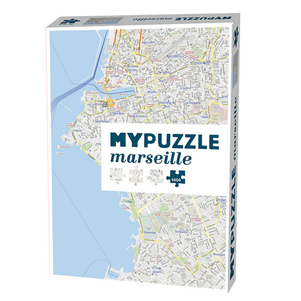 Puzzle Plan de Marseille 1000 pièces