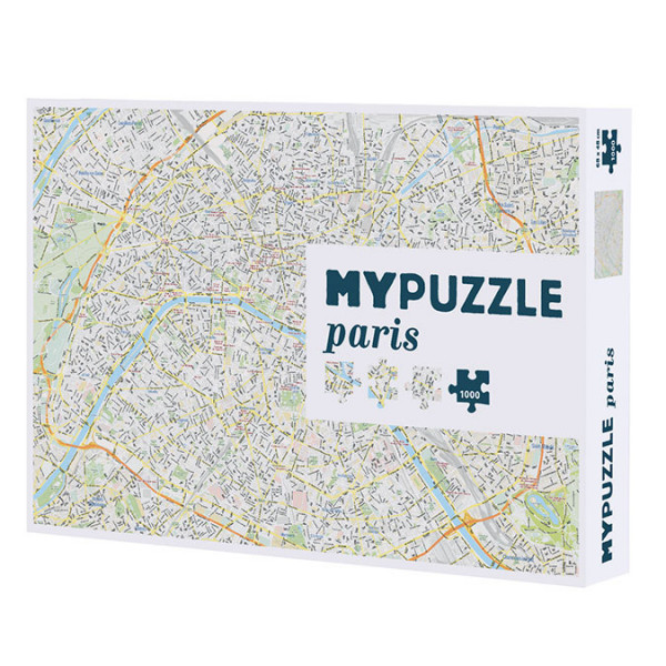 Puzzle Plan de Paris 1000 pièces