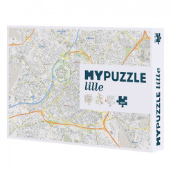 Puzzle Plan de Lille 1000 pièces