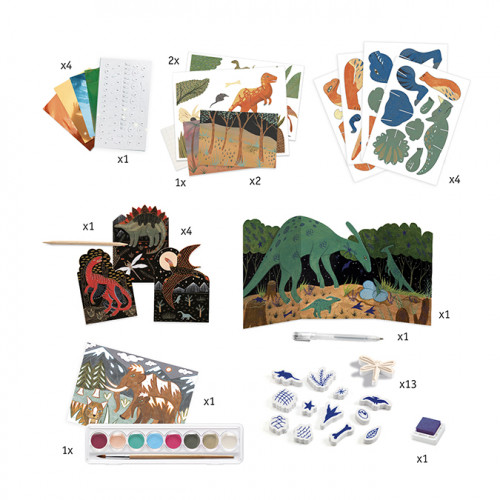 Coffret multi-activités Le monde des dinosaures