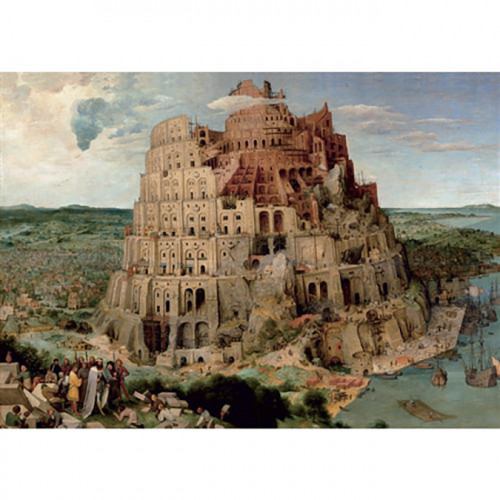 Puzzle 1000 pièces Pieter Brueghel La Tour de Babel