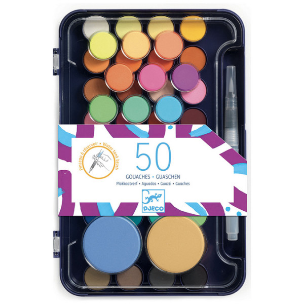 Gouache Palette d'artiste 53 teintes