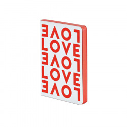 Carnet de notes Graphic S 10.8 x 15 cm Pointillé Love