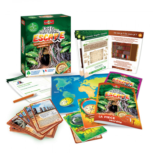 Défis Nature Escape Jeu de cartes Exploration secrète