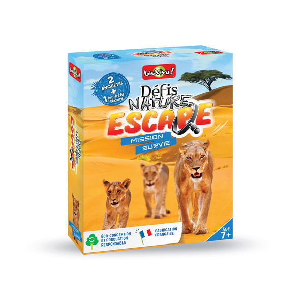 Défis Nature Escape Jeu de cartes Mission survie