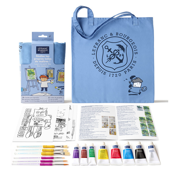 Kit Peinture Enfant Toiles de maîtres