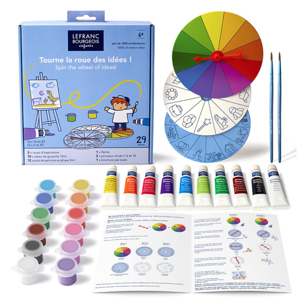 Kit Peinture Enfant Tourne la roue des idées