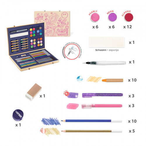 Coffret Artiste Sparkling box Couleurs étincelantes