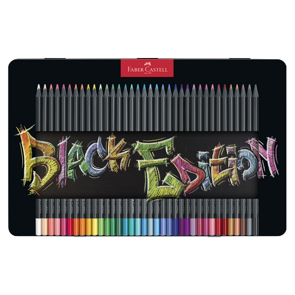 Coffret Crayons de couleur Black Edition 36 pcs
