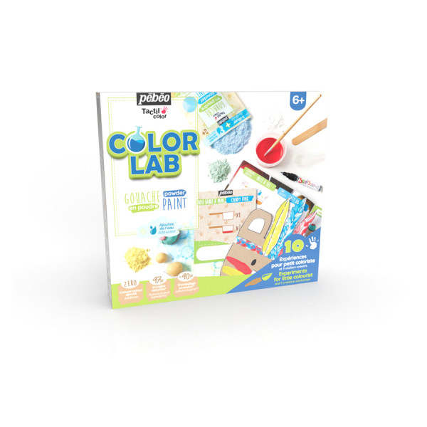 Coffret Color Lab Gouache en poudre Tactilcolor Petit coloriste