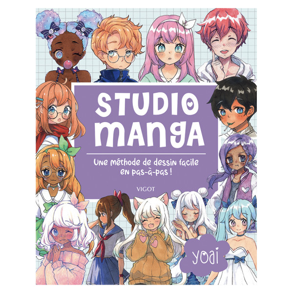 Livre Studio Manga Une méthode de dessin facile pas-à-pas