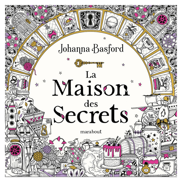 Livre de coloriage La maison des secrets