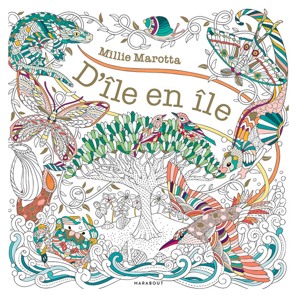 Livre de coloriage D'île en île