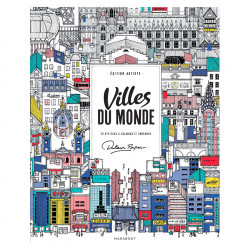 Livre de coloriage Villes du monde