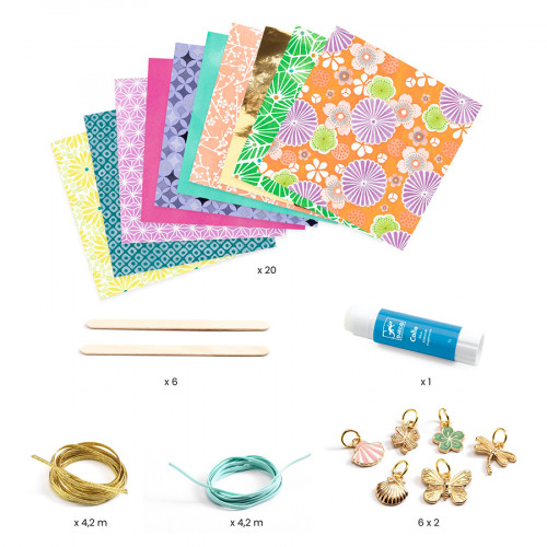 Kit DIY Perles de papier et Bracelets Chics et dorés