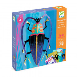 Tableaux 3D Insectes en papier Paper Bugs