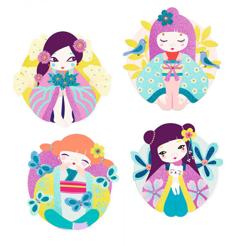 Tableaux Paillettes et Strass Onnanoko