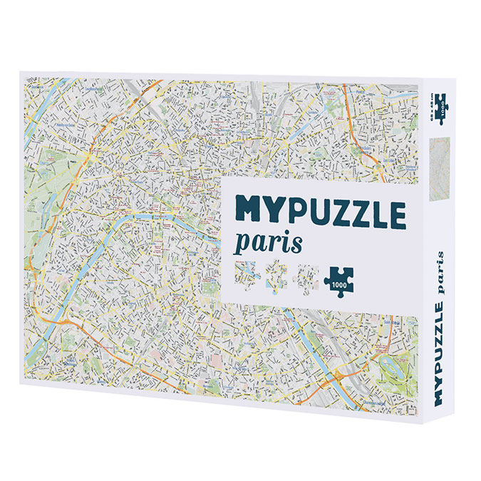 Puzzle Plan de Paris 1000 pièces - Scrapmalin