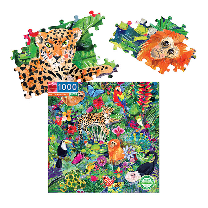Puzzle 1000 pièces Forêt tropicale