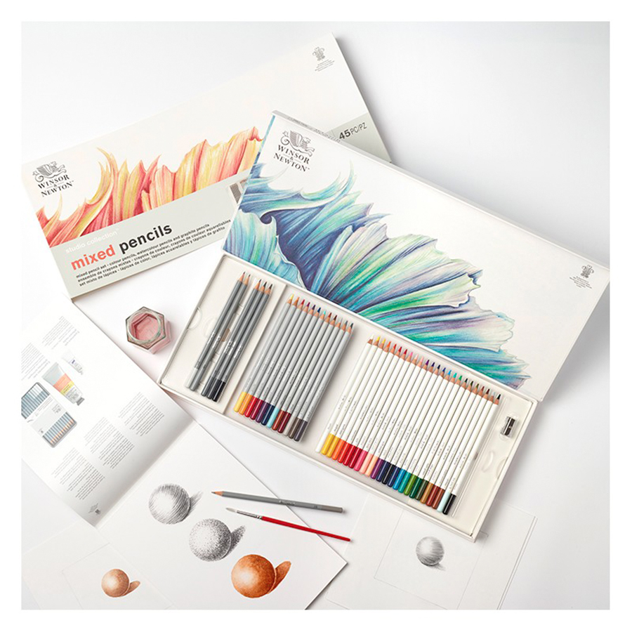 Coffret de crayons aquarellables Winsor et Newton