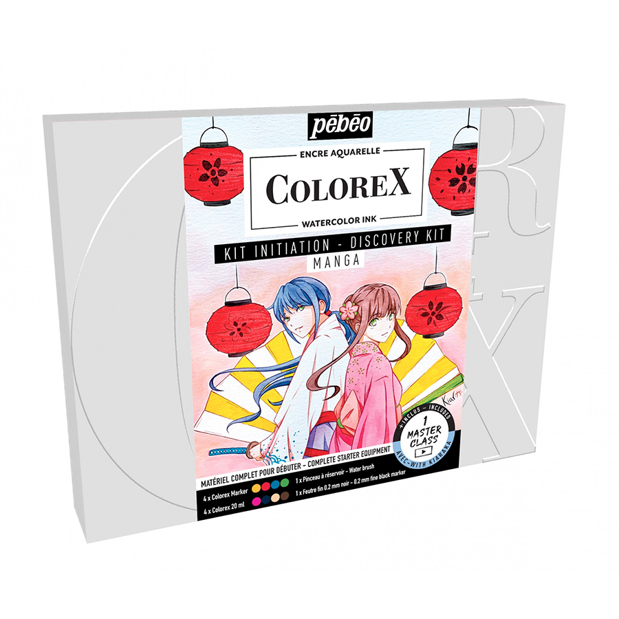Encre Aquarelle Colorex Kit Initiation Manga