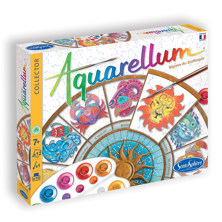 Aquarellum phospho licornes, activites creatives et manuelles