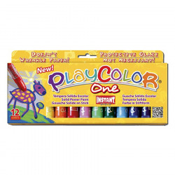 Gouache solide en Stick Playcolor 12 pcs