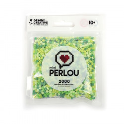 Perle à Repasser Mini 2 mm 2000 pcs Vert opaque 4 couleurs