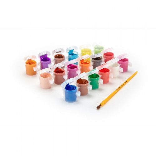 Peinture lavable 18 mini pots