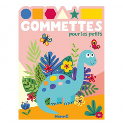 Livre Gommettes pour les petits Dinosaures