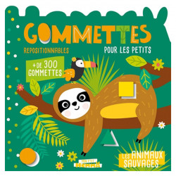 Livre Gommettes pour les petits Les animaux sauvages