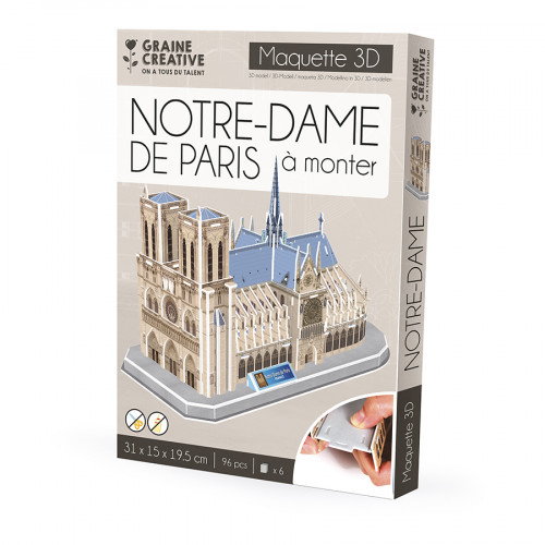 Maquette Puzzle 3D Notre-Dame de Paris