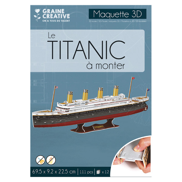 Maquette Puzzle 3D Le Titanic