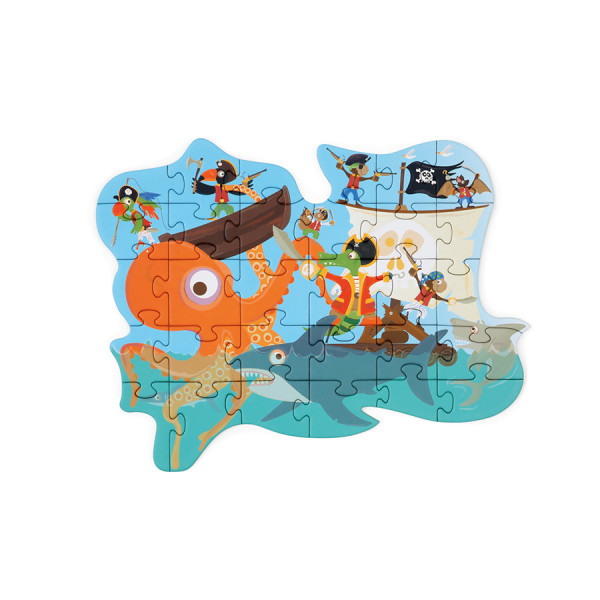 Puzzle Contour 29 pcs 30 x 21 cm Pirate