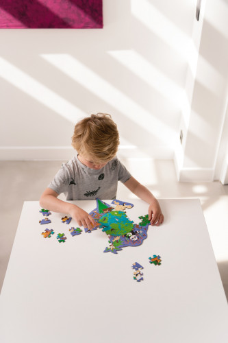 Puzzle Contour 45 pcs 33 x 29 cm Monde