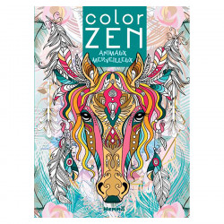 Livre de coloriage Color Zen Animaux merveilleux