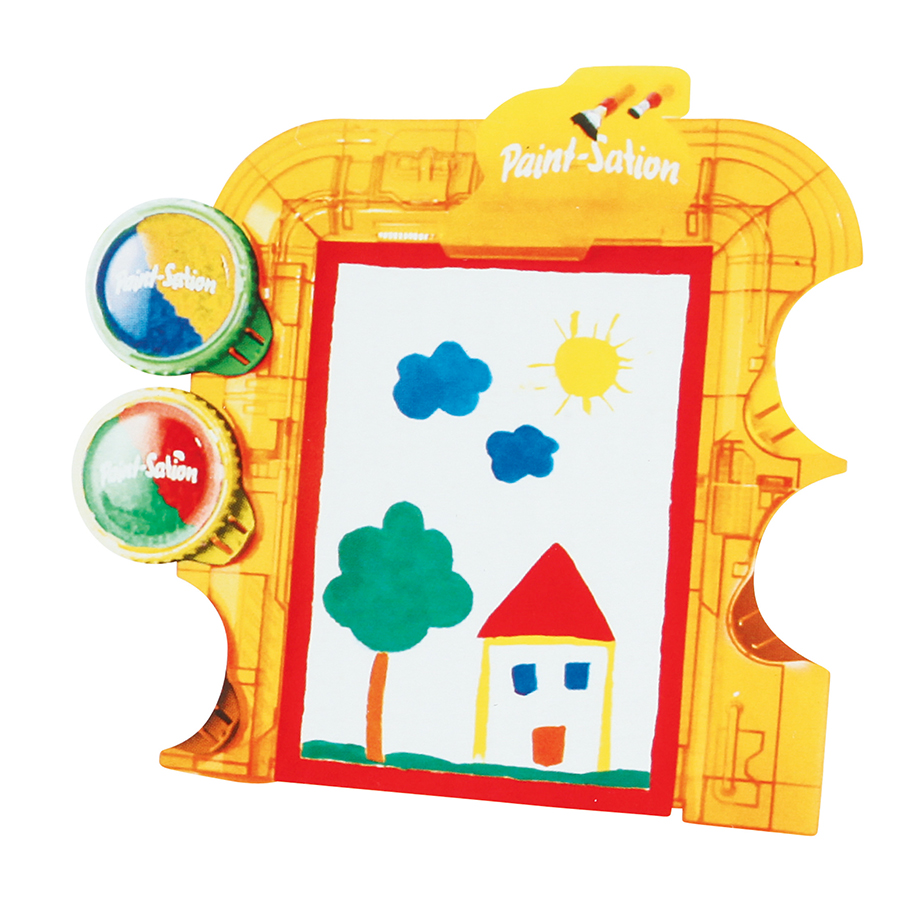Jouet Créatif Paint Station Goliath - Pot De Peinture 2 En 1 Bleu Et Jaune, Pour Enfants, Neuf