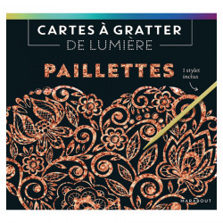 Cartes à gratter de Lumière : Paillettes