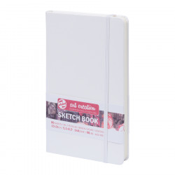 Carnet de croquis Blanc 140 g/m² 80 feuilles 13 x 21 cm