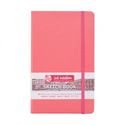 Carnet de croquis Corail 140 g/m² 80 feuilles 13 x 21 cm