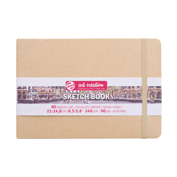 Carnet de croquis Sahara 140 g/m² 80 feuilles 21 x 15 cm