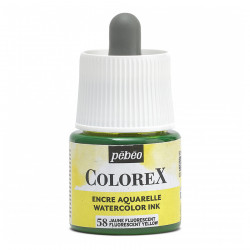 Encre aquarelle Colorex 45 ml Jaune fluo