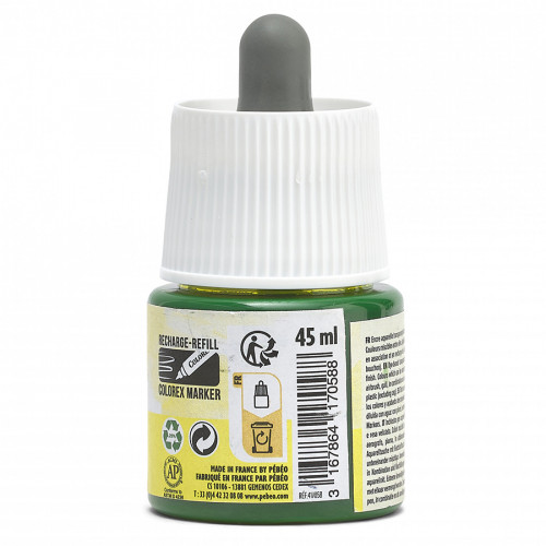 Encre aquarelle Colorex 45 ml Jaune fluo