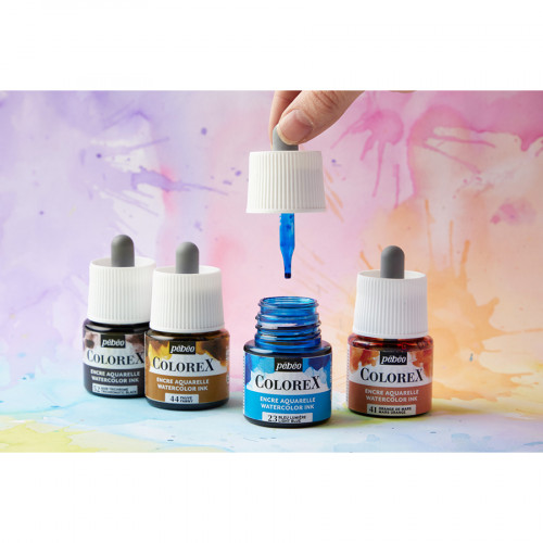 Encre aquarelle Colorex 45 ml Jaune fluo